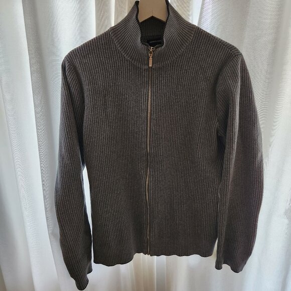 Ribbed zip up sweater vintage - Picture 1 of 3
